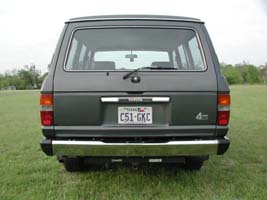 FJ62 back