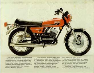 Yamaha 350 brochure p. 2